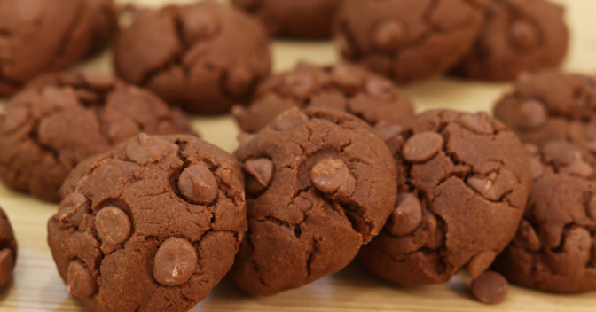 Doces: Cookies de Nescau