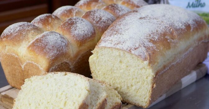 Pães: Pão de Milho de Liquidificador: Simples e Delicioso