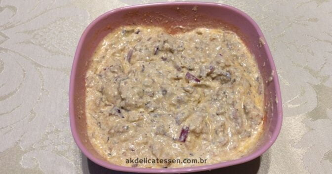 Acompanhamentos: Patê de Sardinha com Requeijão