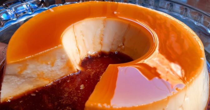 Sobremesas: Pudim 3 leites de geladeira, sem forno, vai do liquidificador para a geladeira