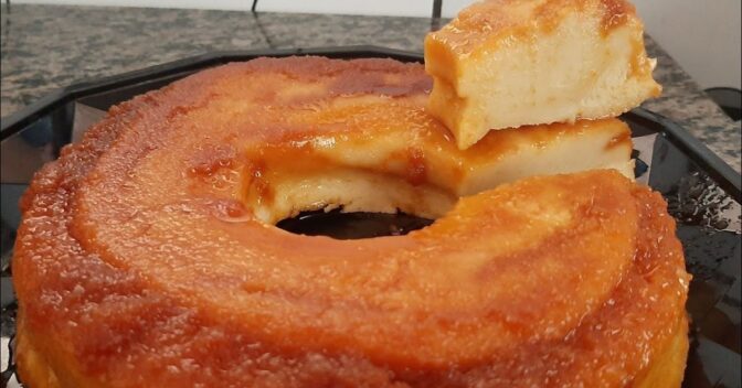 Sobremesas: Pudim de Pão de Micro-ondas