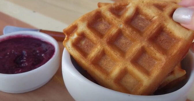Lanches: Receita Fit de Waffles Sem Açúcar: Deliciosos e Saudáveis!