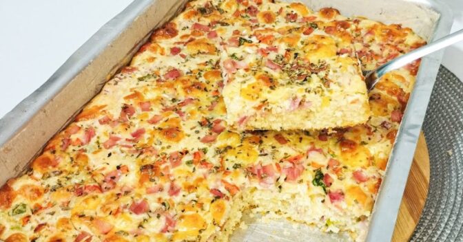 Pratos Únicos: Torta de Presunto e Queijo