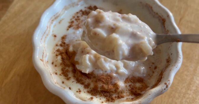 Sobremesas: Arroz Doce Cremoso