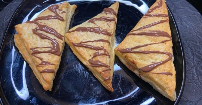 Doces: Folhados de Nutella com Apenas 2 Ingredientes