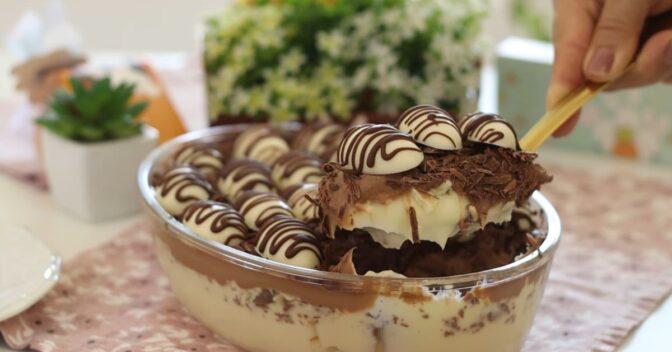 Receitas de travessa: Sobremesa de Páscoa: Ovo na Travessa Chocolatudo