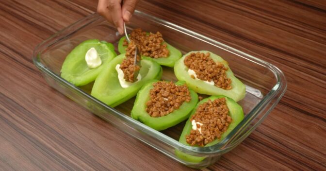 Receitas de travessa: Chuchu Recheado: Até Quem Não Gosta Vai Amar!