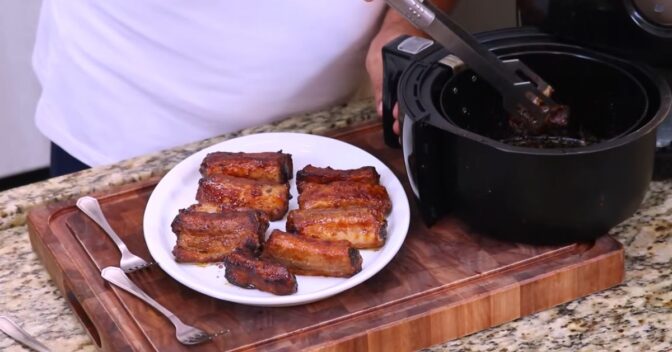 Receitas na Airfryer: Como Fazer Costelinha de Porco na Airfryer com Barbecue