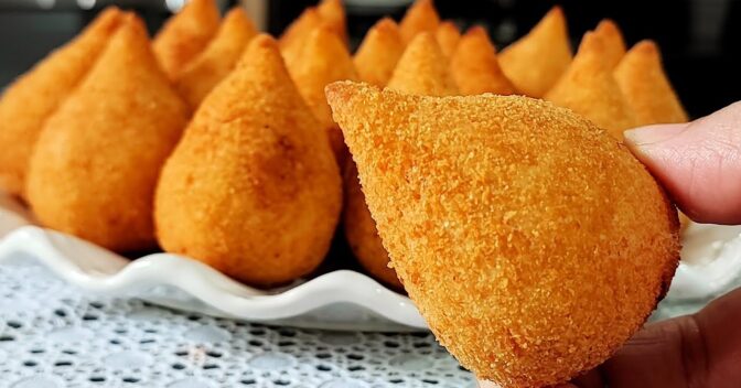 Salgados: Com essa RECEITA você fará as COXINHAS PERFEITAS