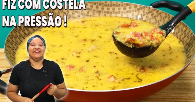 Pratos Únicos: Canjiquinha com costelinha na panela de pressão