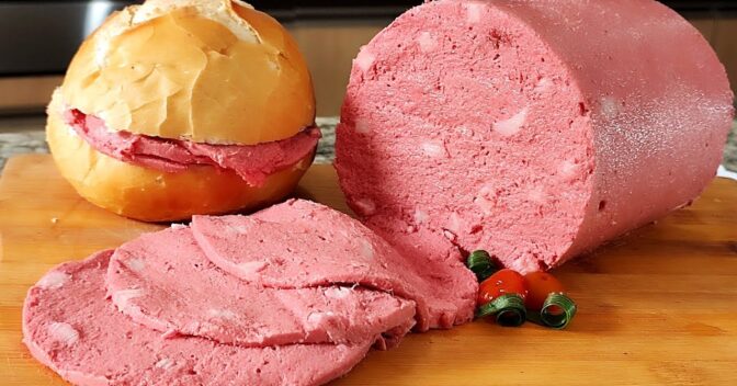 Lanches: Faça sua MORTADELA CASEIRA muito saborosa com a textura incrível