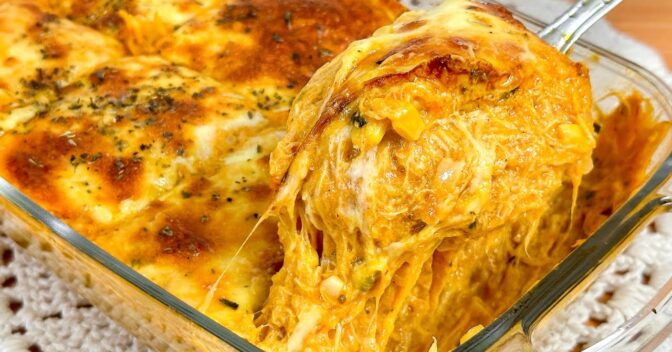 Receitas de travessa: FAÇA FRANGO CREMOSO GRATINADO ASSIM E SURPREENDA TODOS