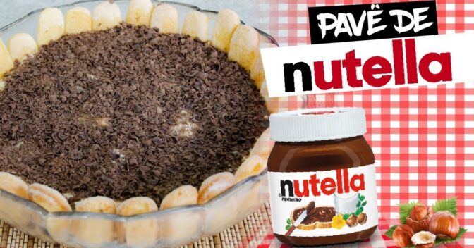 Sobremesas: Experimente Hoje: Pavê de Nutella Cremoso com Bolacha Folhada
