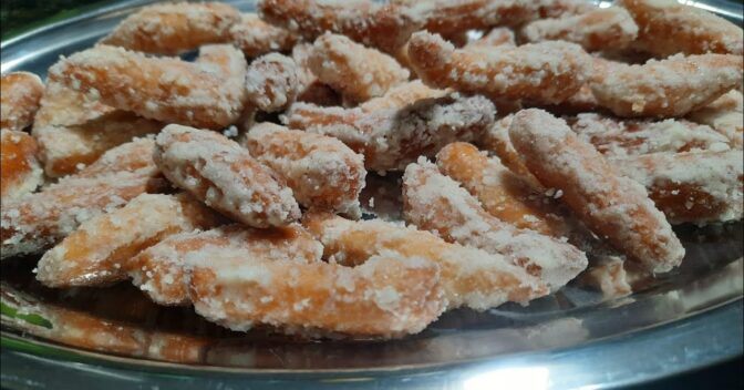 Doces: BOLINHO DURO AÇUCARADO (TEMPO DA VOVÓ)