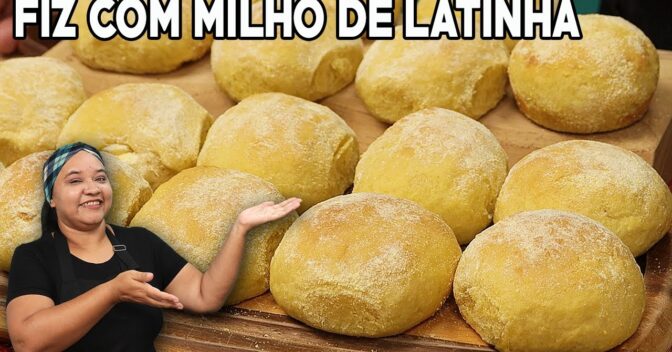 Pães: Pão de Milho de Liquidificador! FÁCIL Macio e FOFINHO! Rende MUITO!! Cozinha Sem Mistério