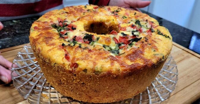 Bolos: TORTA CAIPIRA DE MILHO VERDE DE LATINHA DELICIOSA ! Receita especial para sua festa junina !
