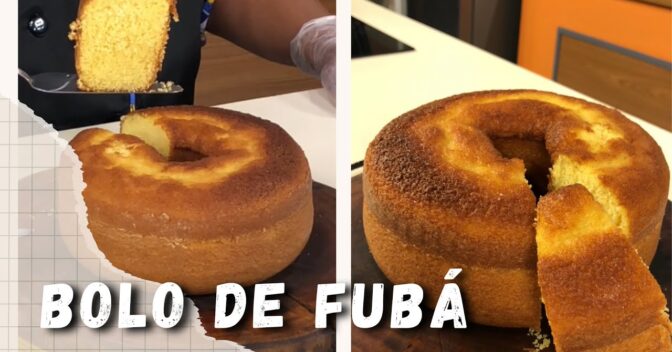 Bolos: BOLO DE FUBÁ || receita super fácil e simples