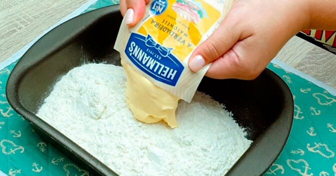Receitas de travessa: MISTUREI MAIONESE NA FARINHA DE TRIGO! FAÇA ISSO E VEJA QUE INCRÍVEL!