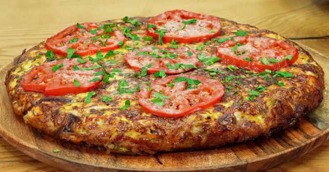 Lanches: Torta de legumes feita na frigideira fica linda assim, e é feita com ingredientes simples