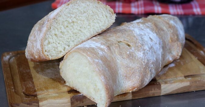 Pães: PÃO ITALIANO IGUAL DE PADARIA FEITO EM CASA