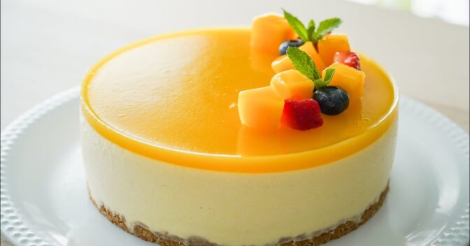 Bolos: Irresistível Cheesecake de Manga: Receita Fácil e Cremosidade Perfeita