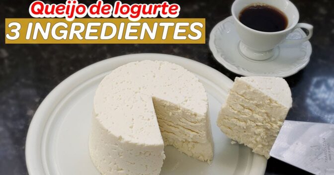 Lanches: QUEIJO CASEIRO DE IOGURTE NATURAL CREMOSO SABOROSO
