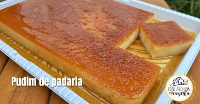 Sobremesas: PUDIM DE PADARIA PARA FAZER NA COZINHA DE CASA