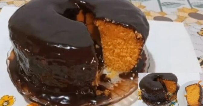 Bolos: Delicioso Bolo de Laranja Banhado em Chocolate