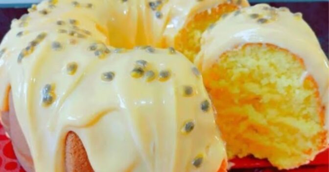 Bolos: Descubra a Receita Excepcional do Bolo de Maracujá Mais Delicioso, Super Fácil e Rápido que Você vai Provar