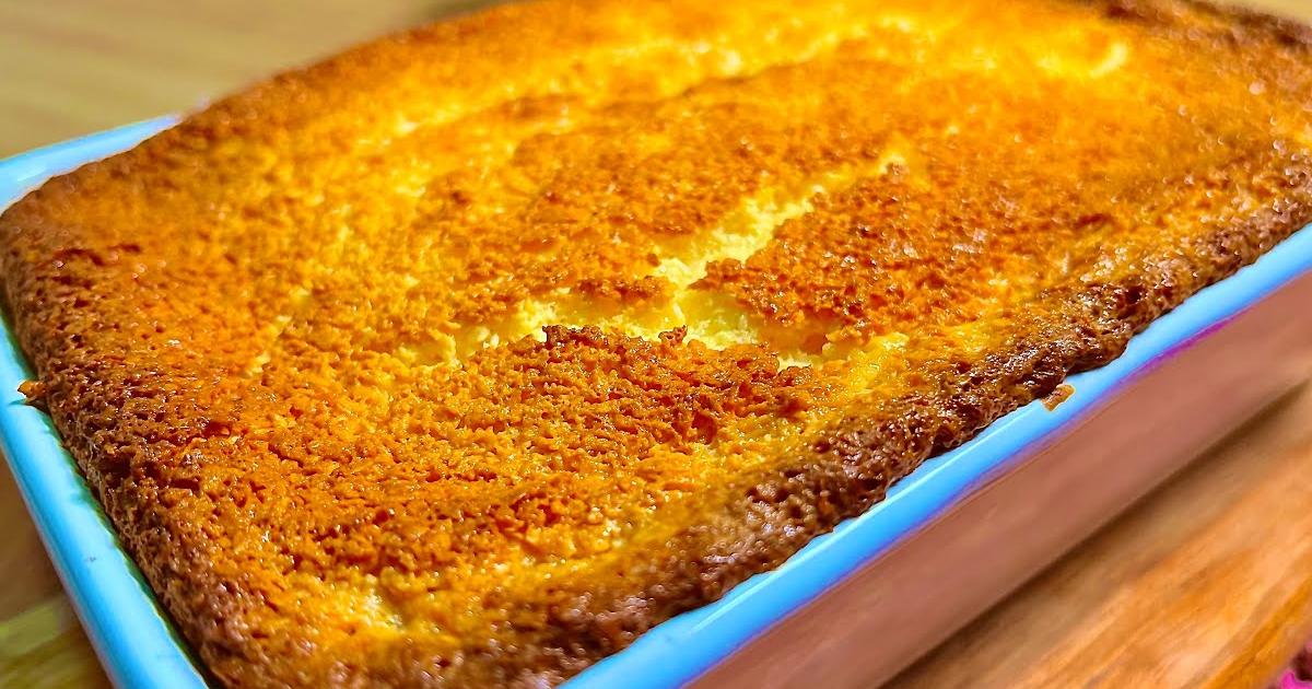 Bolos: Em apenas 3 minutos, prepare uma deliciosa Queijadinha de Travessa, uma sobremesa que vai encantar a todos 