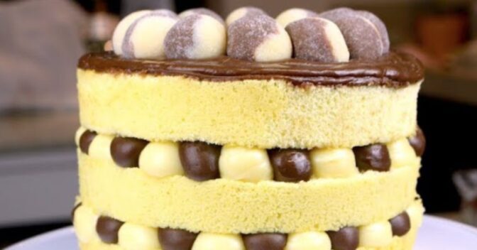 Bolos: Prepare um Irresistível Bolo Casadinho, Receita Simples com Brigadeiro Macio Feito na Panela e Microondas