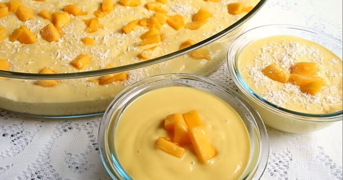 Sobremesas: Deliciosa Mousse de Manga